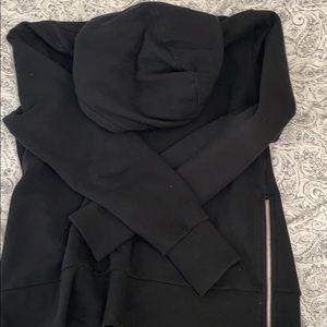 Black Hoodie W/ Zippers on side